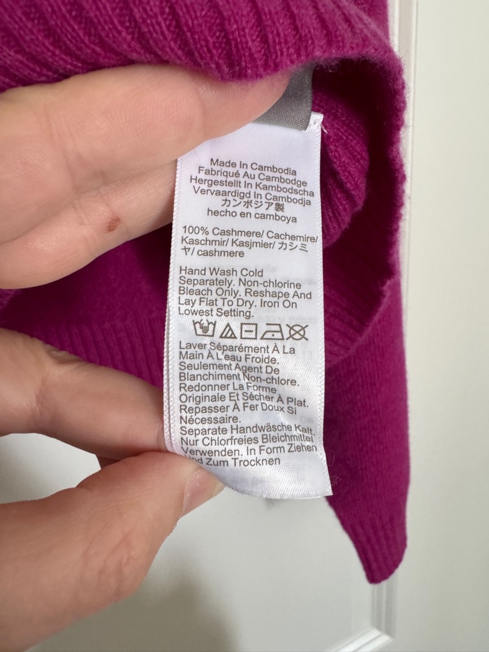 NWT! J. CREW Women's Perfect Cashmere Crewneck Heathered Bright Purple Size XL - Picture 12 of 14